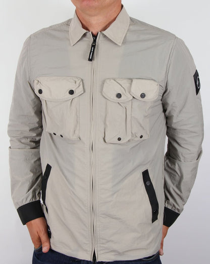 Marshall Artist Multi Pocket Overshirt Jacket Light Sand