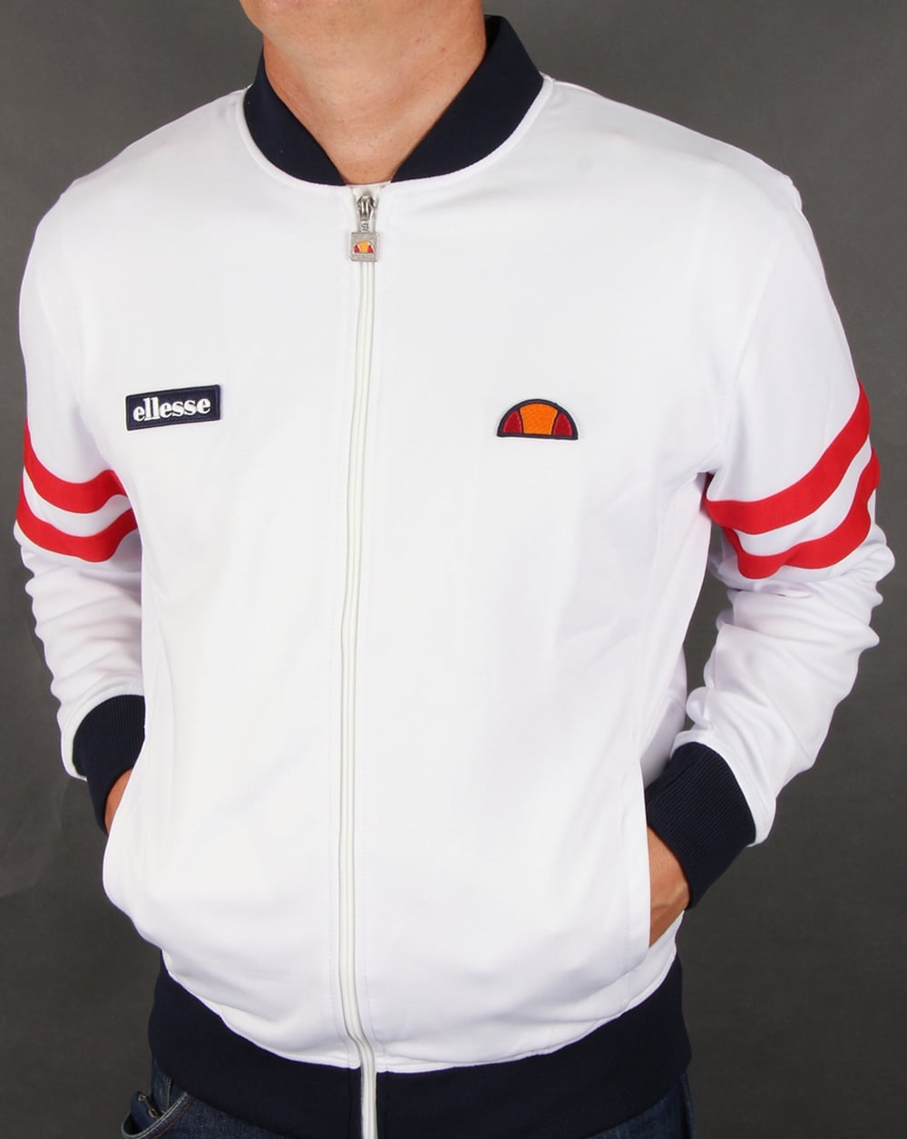 Ellesse Roma Track Top White