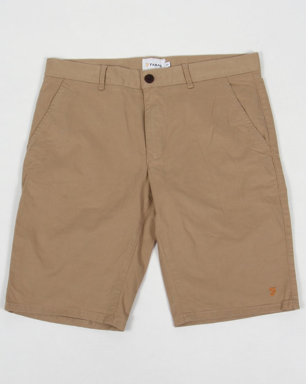 Farah Hawking Chino Shorts Light Sand