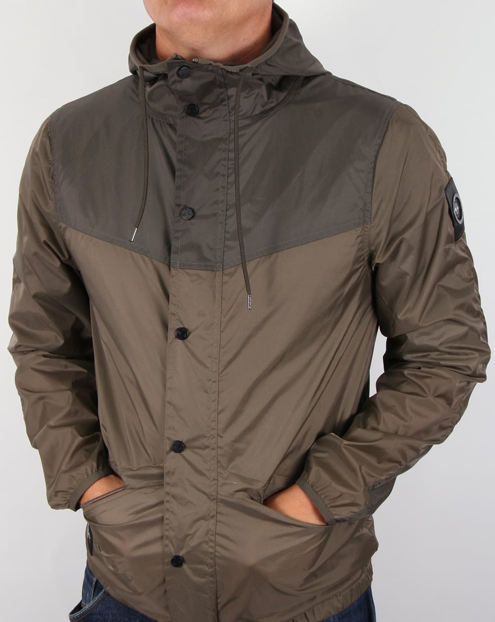 Marshall Artist Liteshell Tech Jacket Putty Khaki