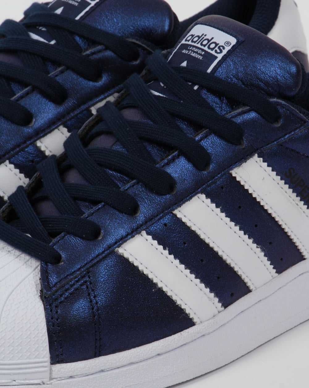 Adidas Superstar Trainers Bold Blue/White