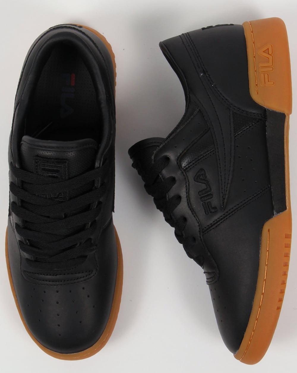 Fila Vintage Original Fitness Premium Trainers Black/Gum