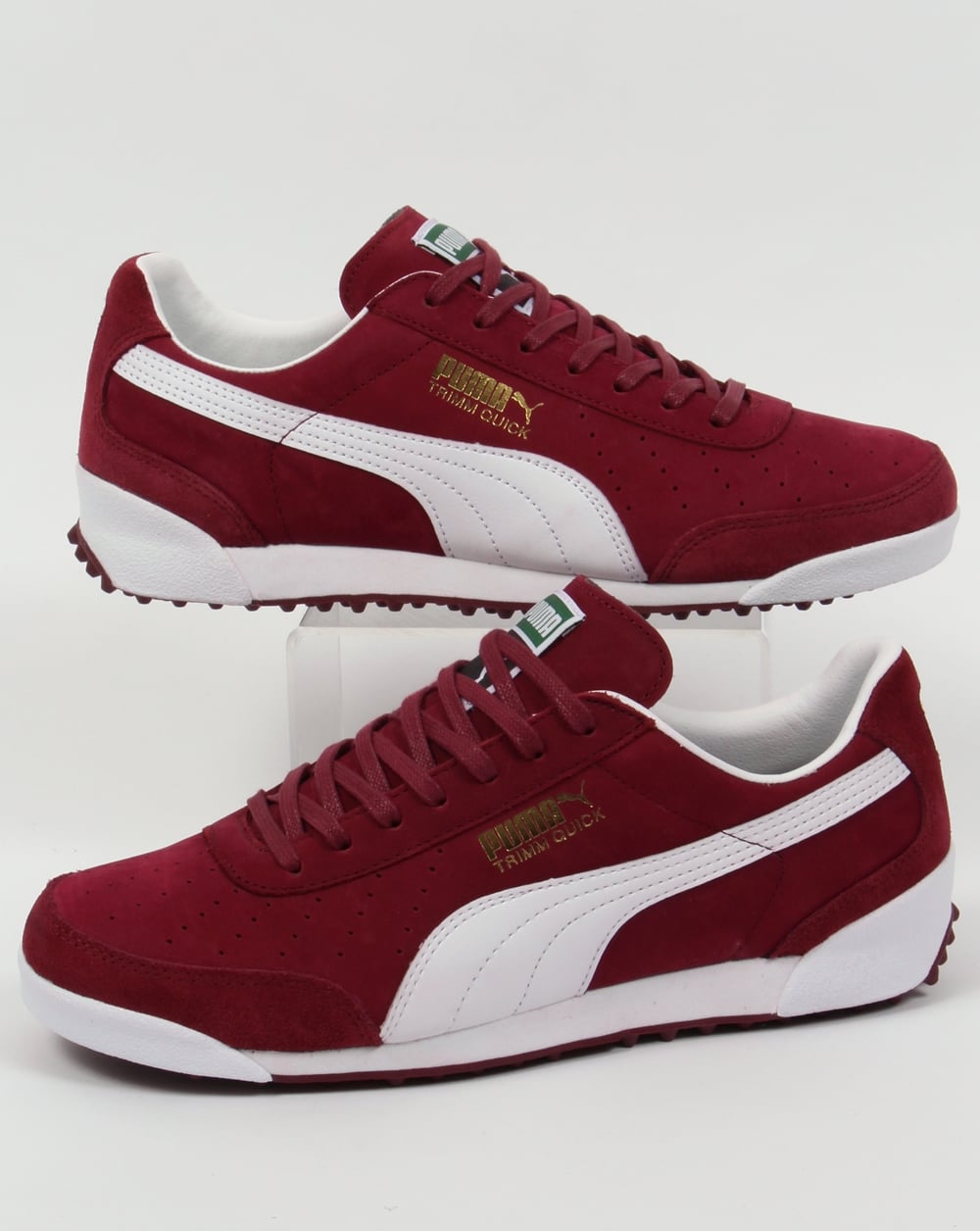 Puma Trimm Quick OG Elite Trainers Burgundy/White