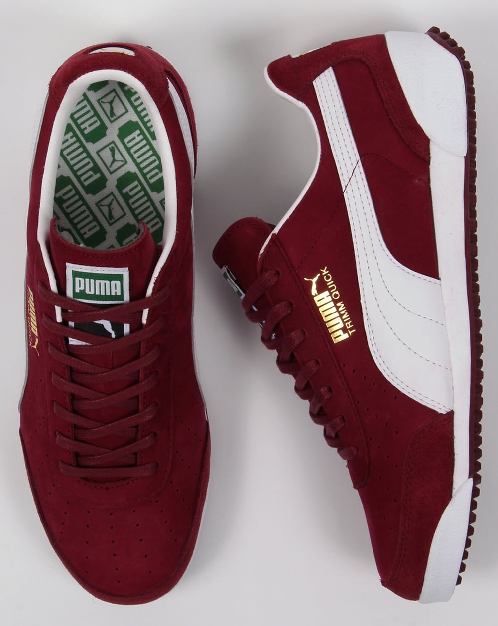 Puma Trimm Quick OG Elite Trainers Burgundy/White