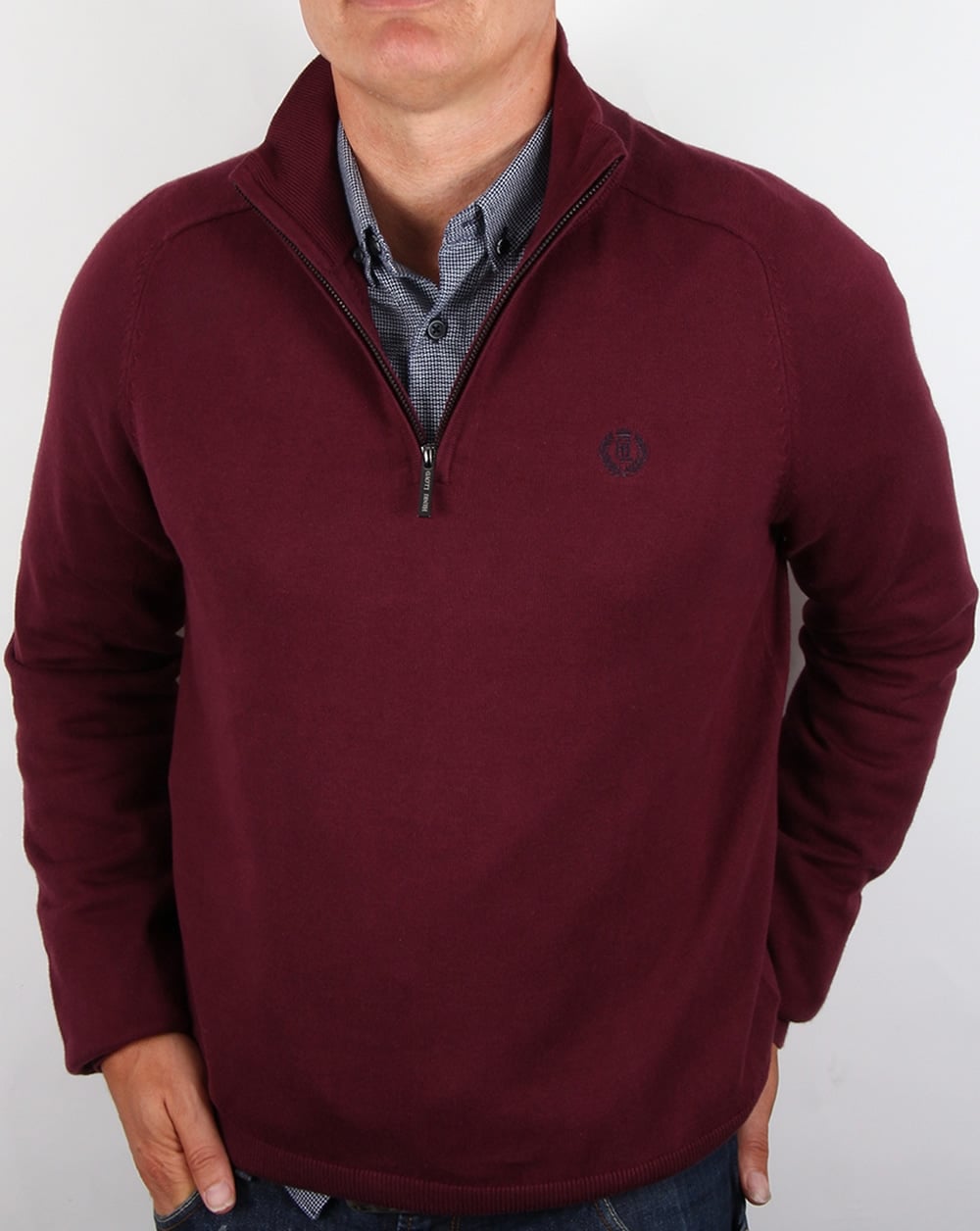 Henri Lloyd Half Zip Knit Port