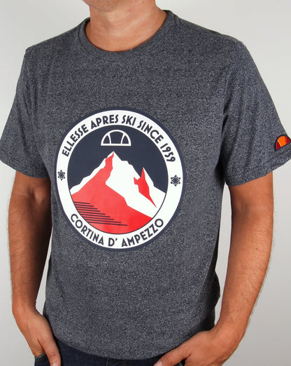 Ellesse Ski-Time T-shirt Navy Marl