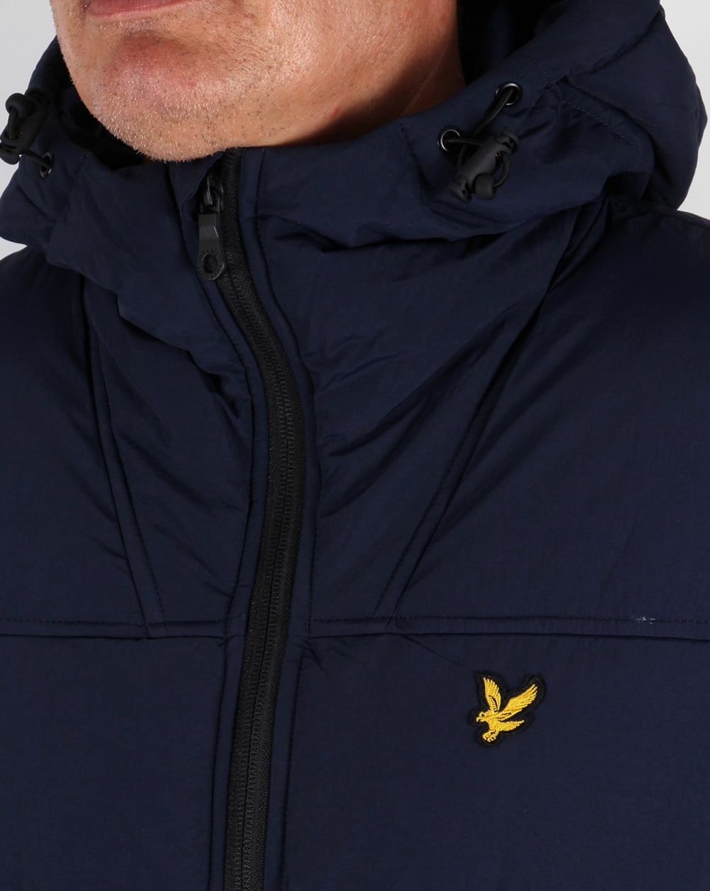 Lyle And Scott Wadded Jacket Navy