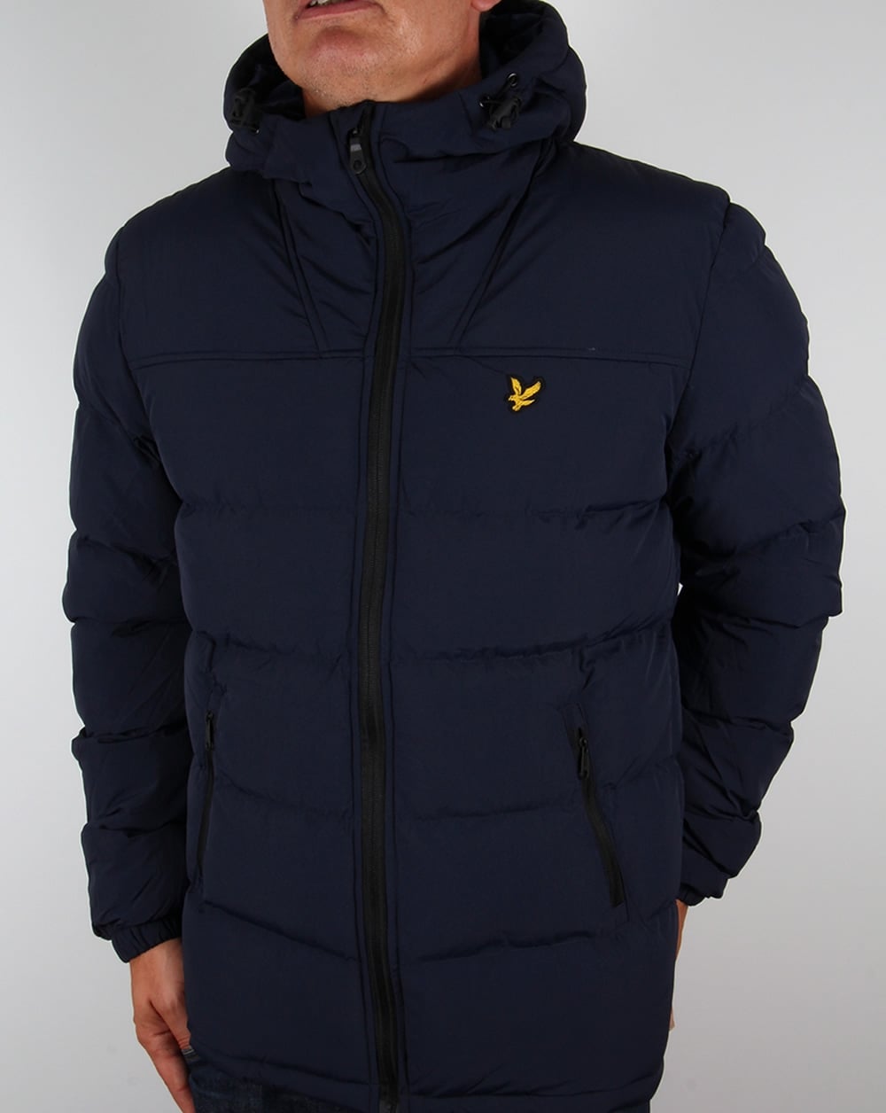Lyle And Scott Wadded Jacket Navy