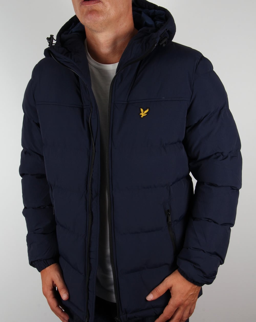 Lyle And Scott Wadded Jacket Navy