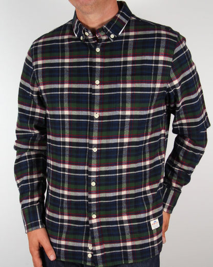 Penfield Barrhead Check Shirt Blue