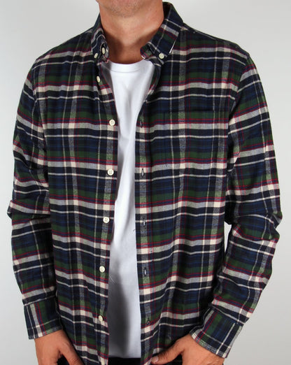 Penfield Barrhead Check Shirt Blue