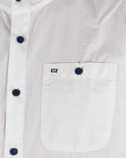 Weekend Offender Hooded Shirt White