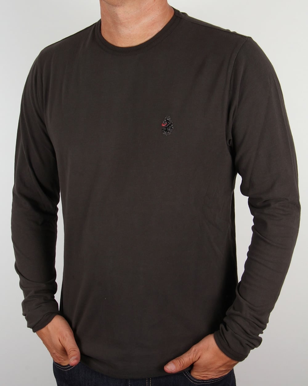 Luke Long Sleeve T-shirt Charcoal