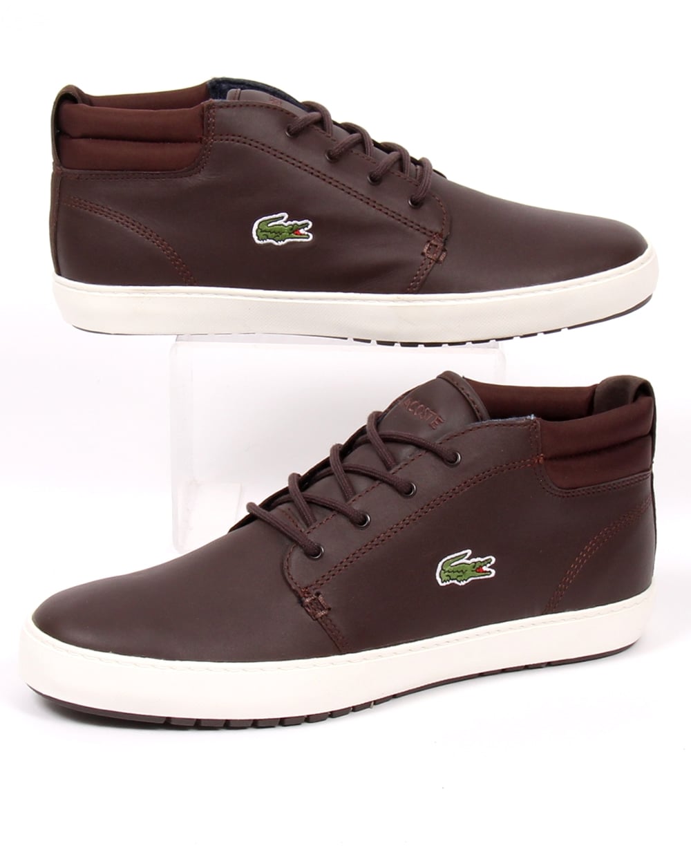 Lacoste Ampthill Terra Boots Brown Leather