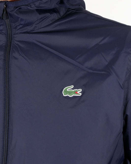 Lacoste Lacoste Sport Tech Hooded Jacket Navy