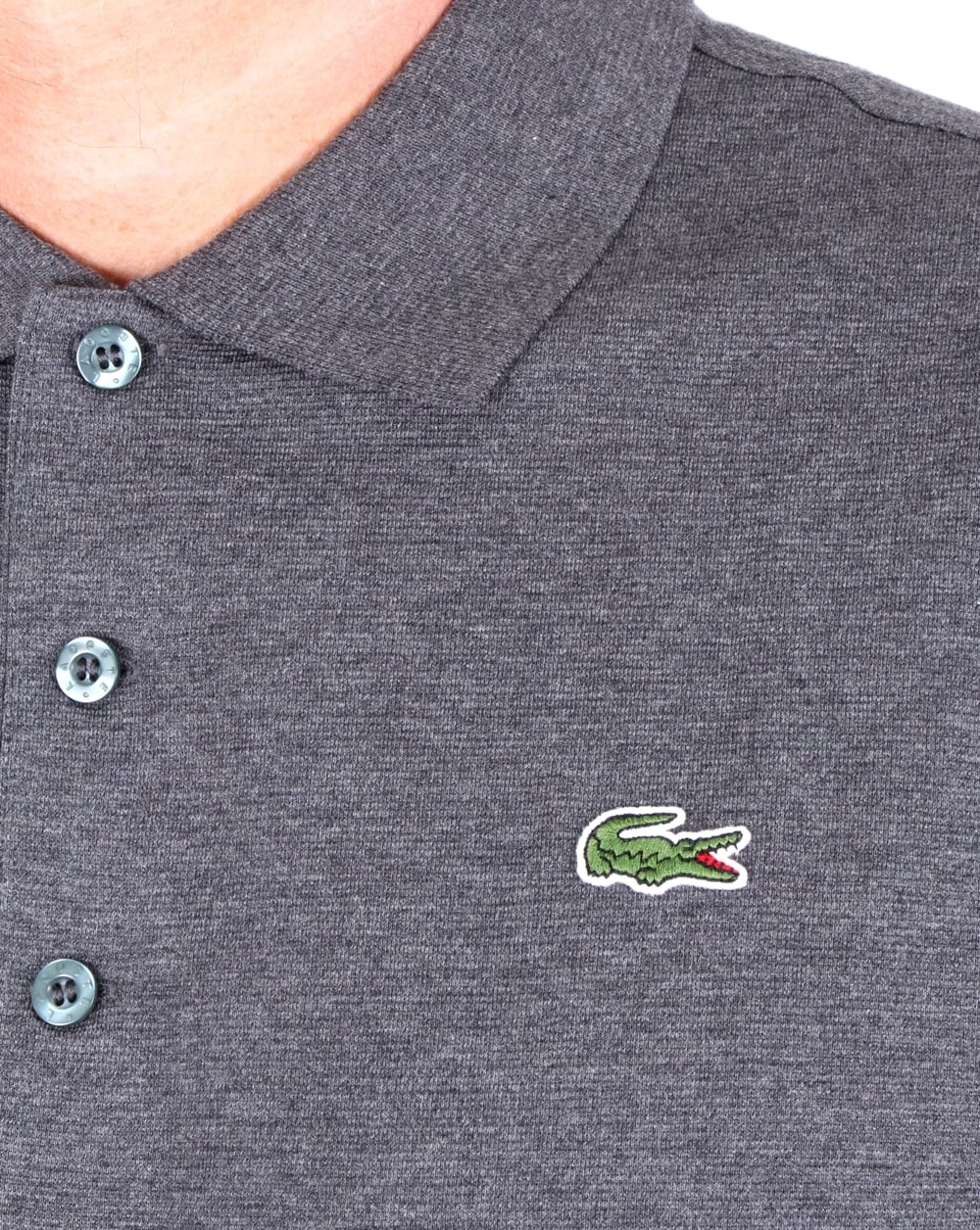 Lacoste Long Sleeve Polo Dark Grey