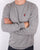Ellesse Penguin Long Sleeve T-shirt Charcoal Marl