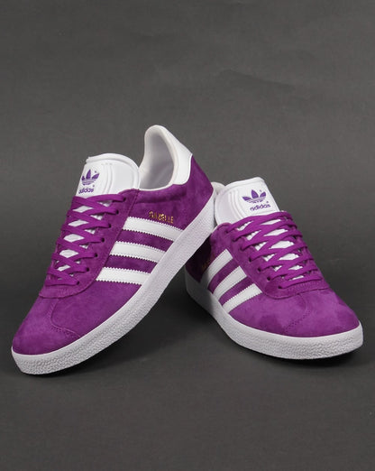 Adidas Gazelle Trainers Purple/White