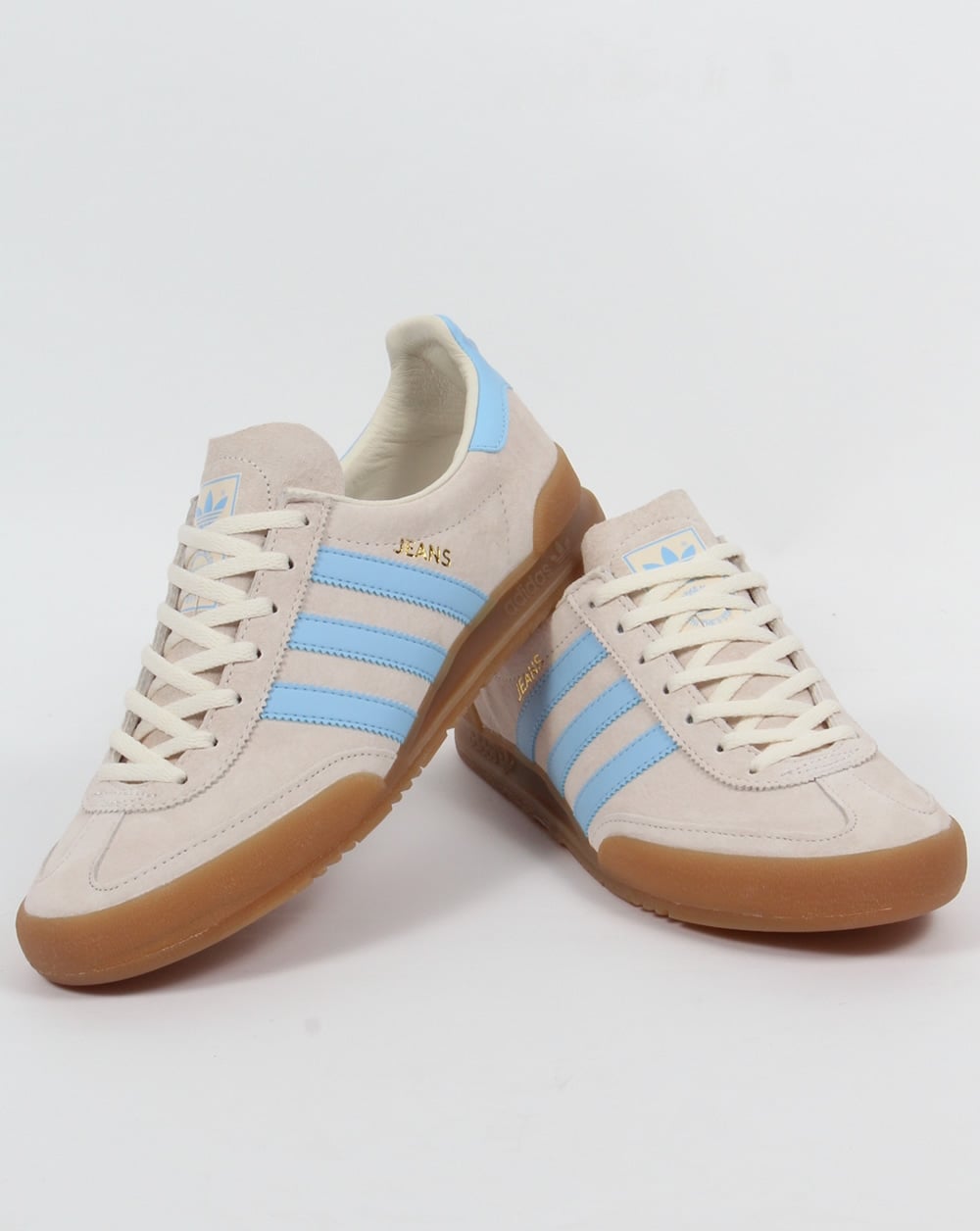 Adidas Jeans Trainers Chalk/Sky