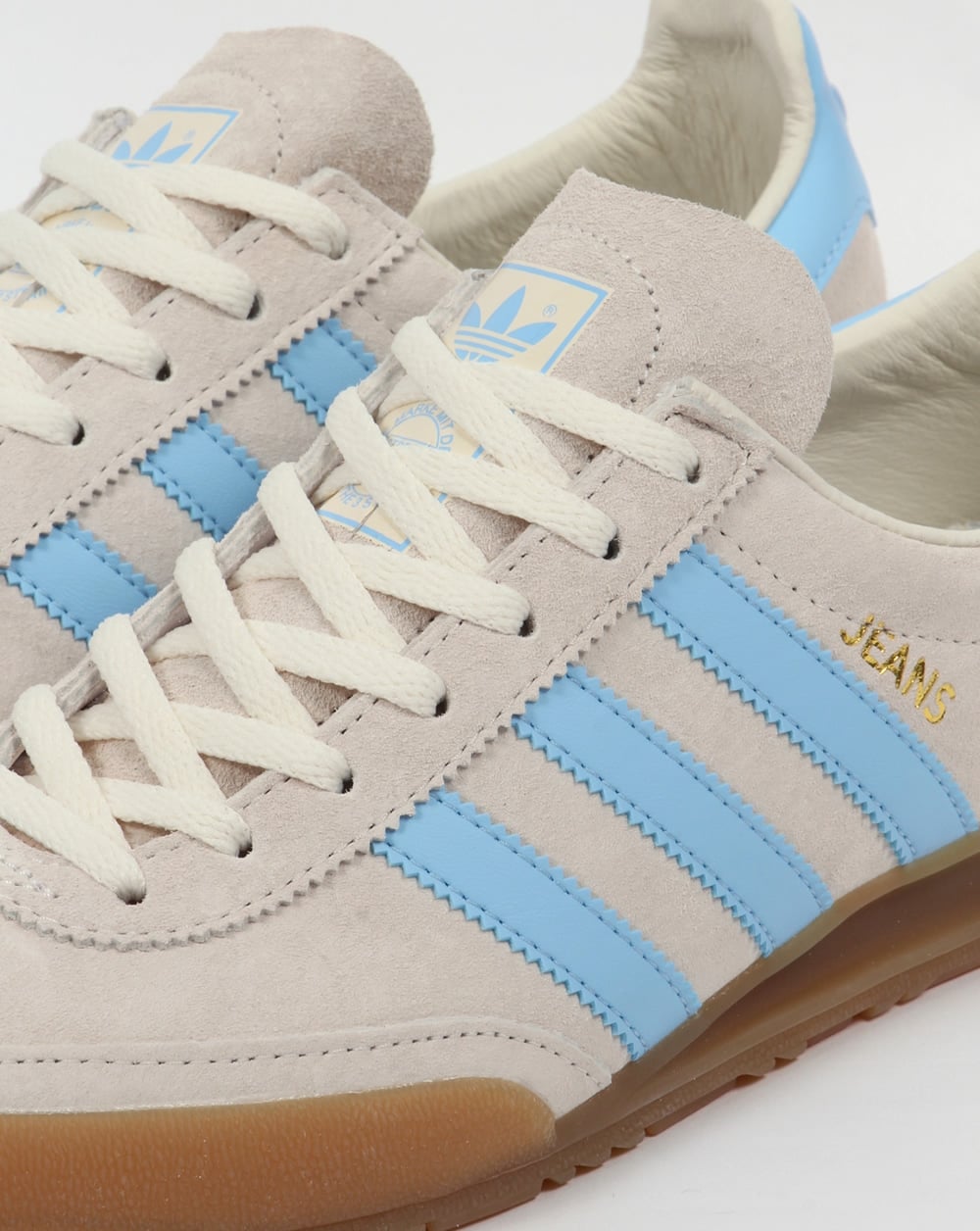 Adidas Jeans Trainers Chalk/Sky