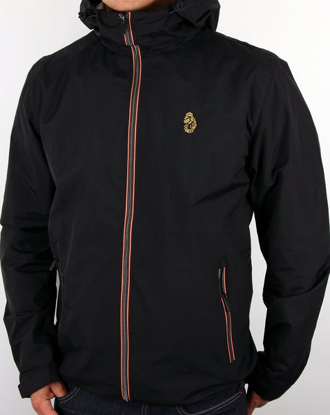 Luke Raleigh Hooded Jacket Black