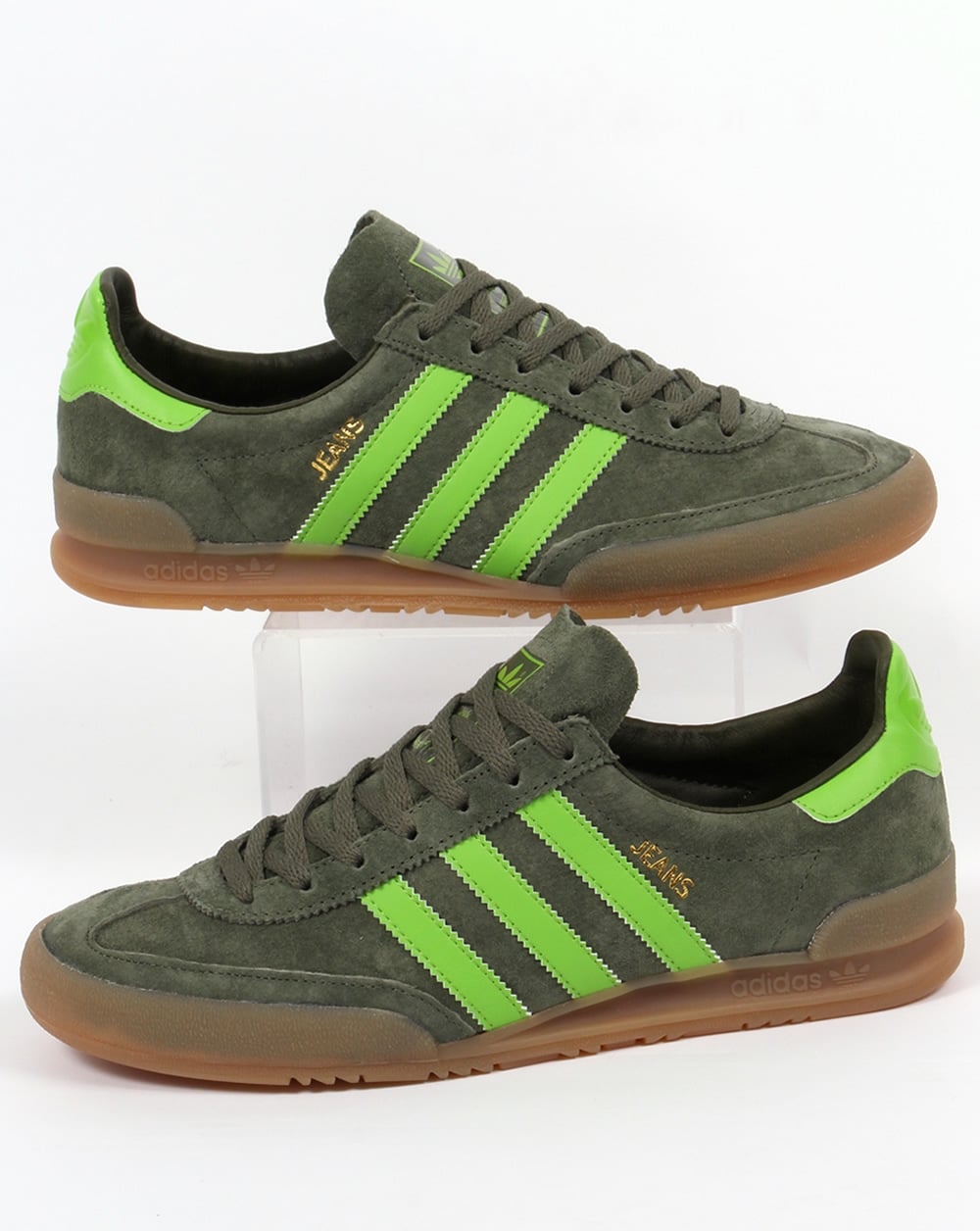 Adidas Jeans Trainers Green/Light Green