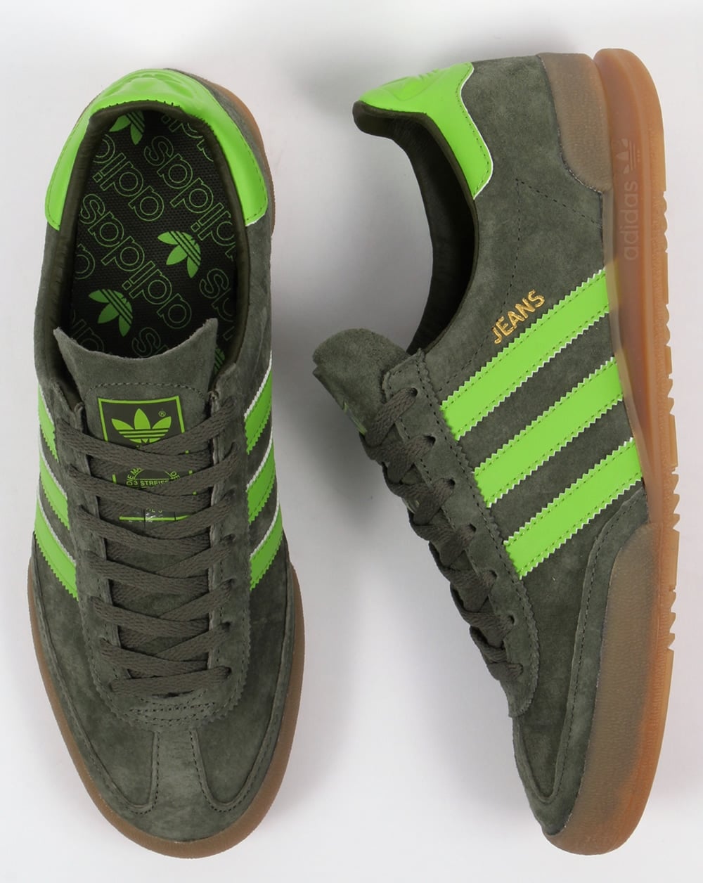 Adidas Jeans Trainers Green/Light Green