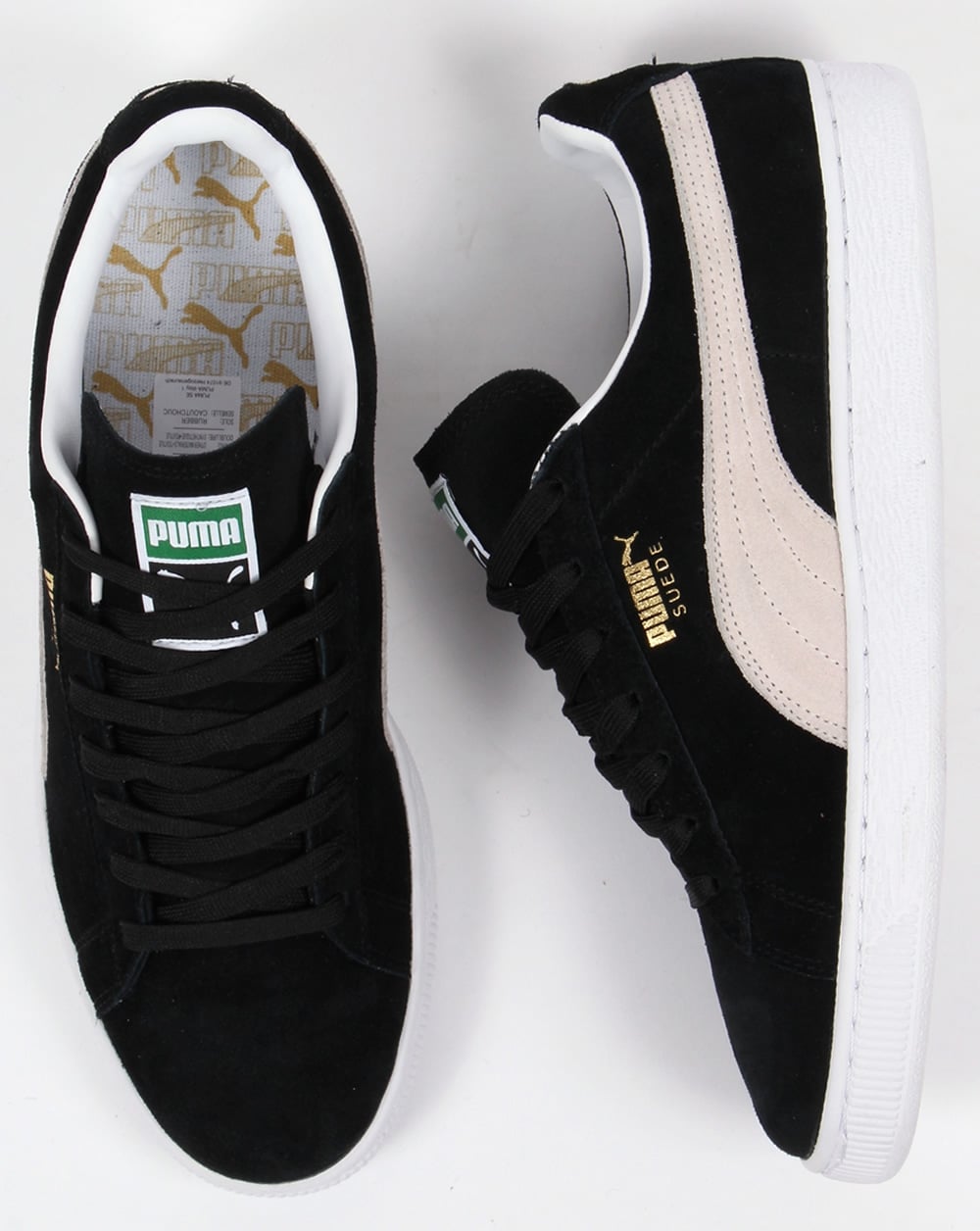 Puma Suede Classic Trainers Black/White