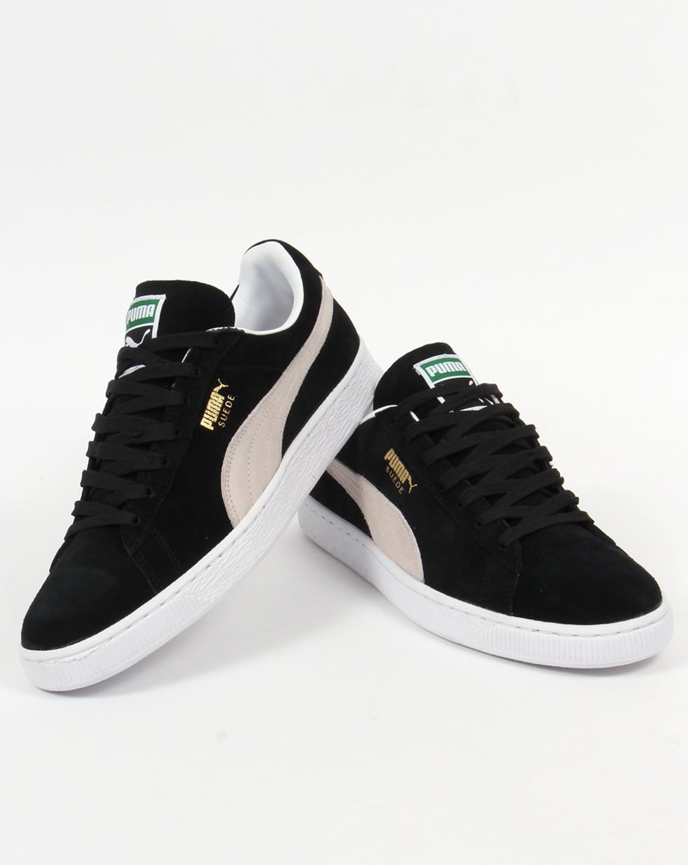 Puma Suede Classic Trainers Black/White