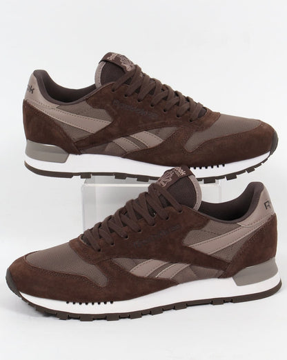 Reebok Classic Leather Clip Trainers Cliff/Stone