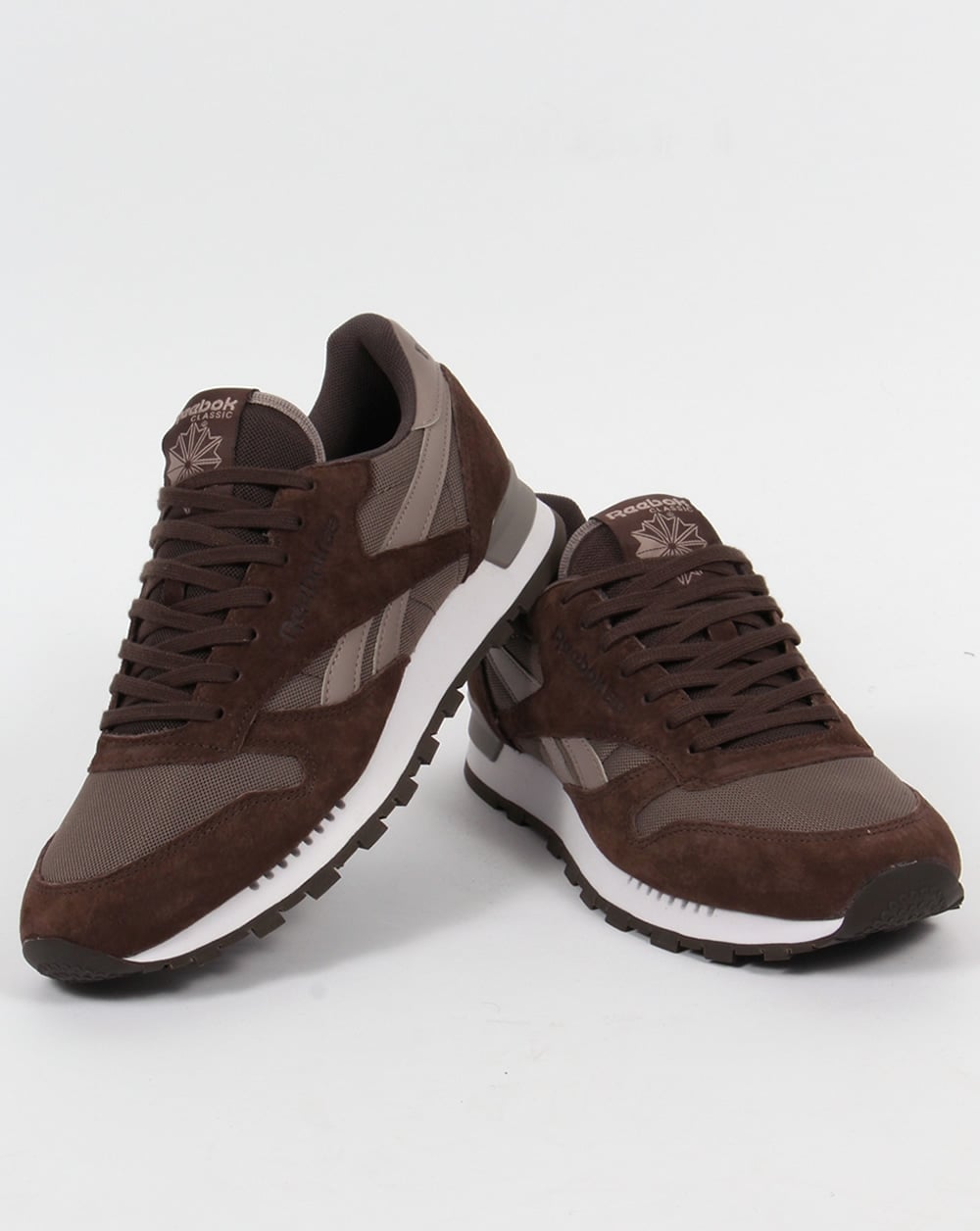 Reebok Classic Leather Clip Trainers Cliff/Stone