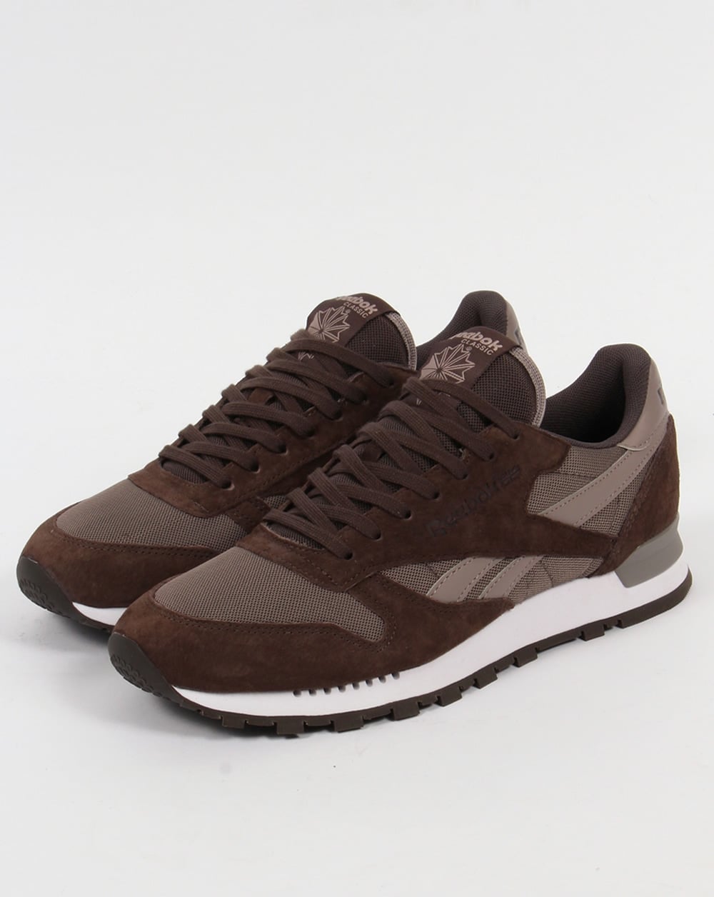 Reebok Classic Leather Clip Trainers Cliff/Stone