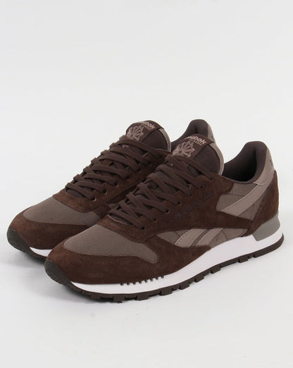 Reebok Classic Leather Clip Trainers Cliff/Stone