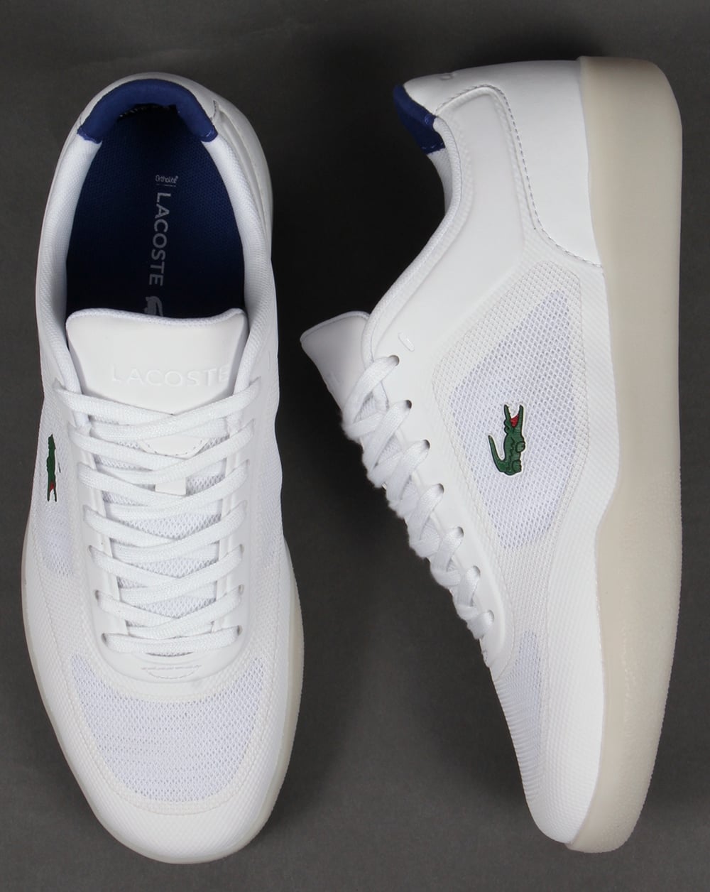 Lacoste Tramline SPM Trainers White/Navy