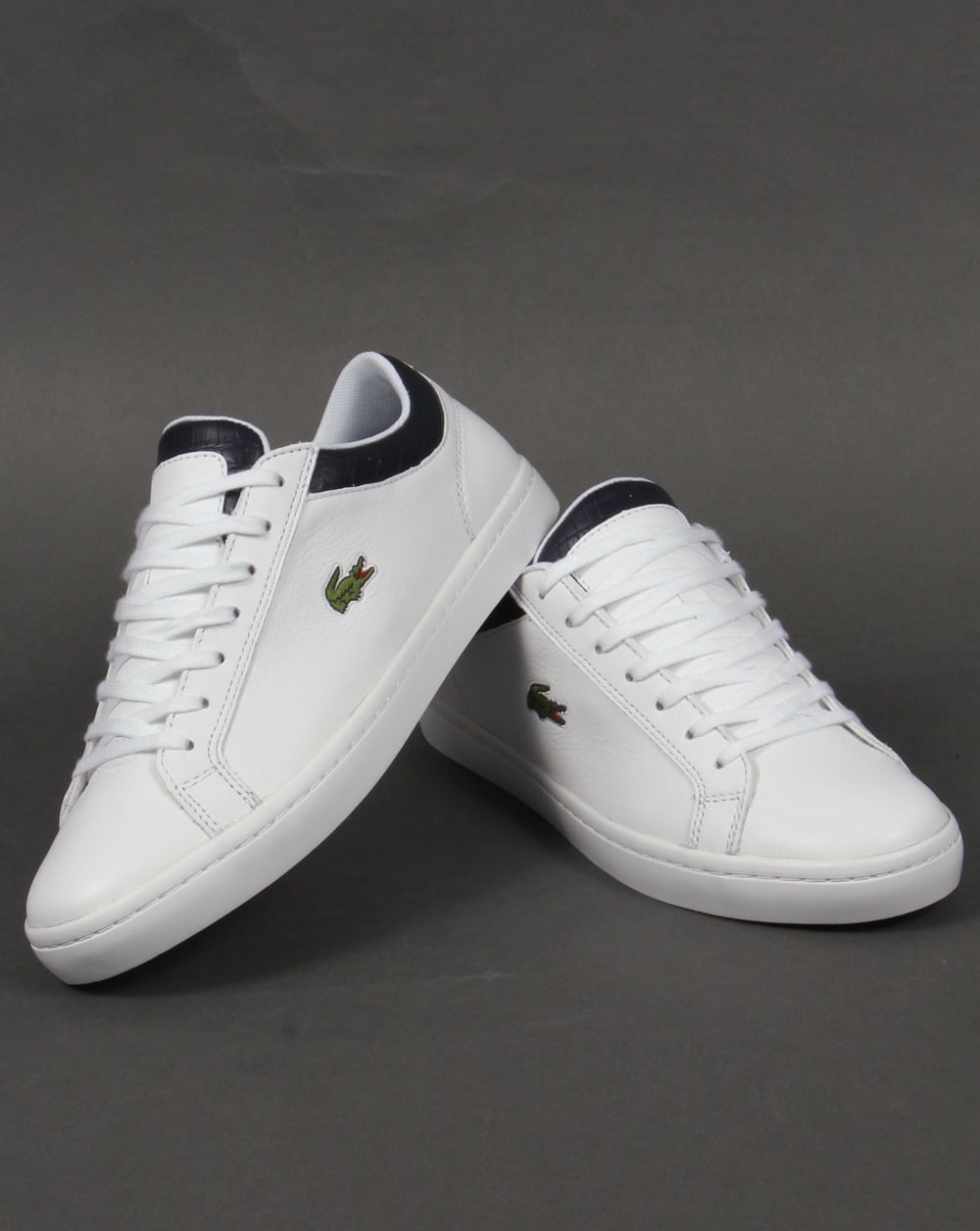 Lacoste Straightset Trainers White/Navy