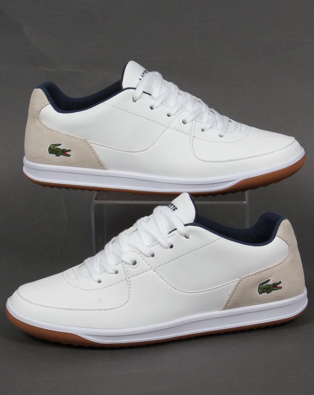 Lacoste LS 12 Minimal Ripple Trainers White