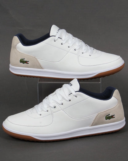 Lacoste LS 12 Minimal Ripple Trainers White