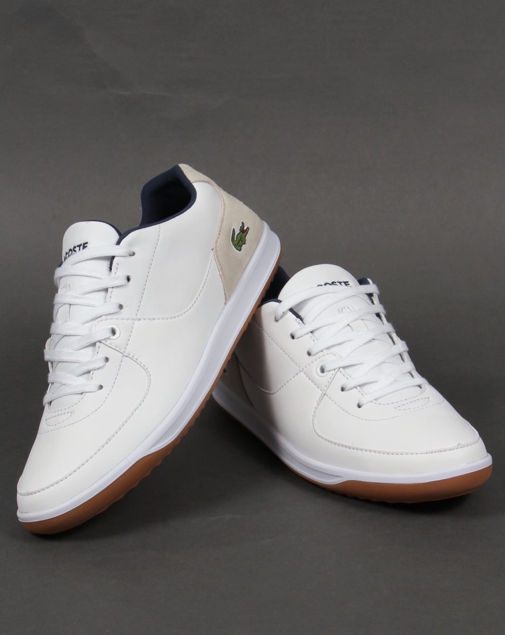 Lacoste LS 12 Minimal Ripple Trainers White