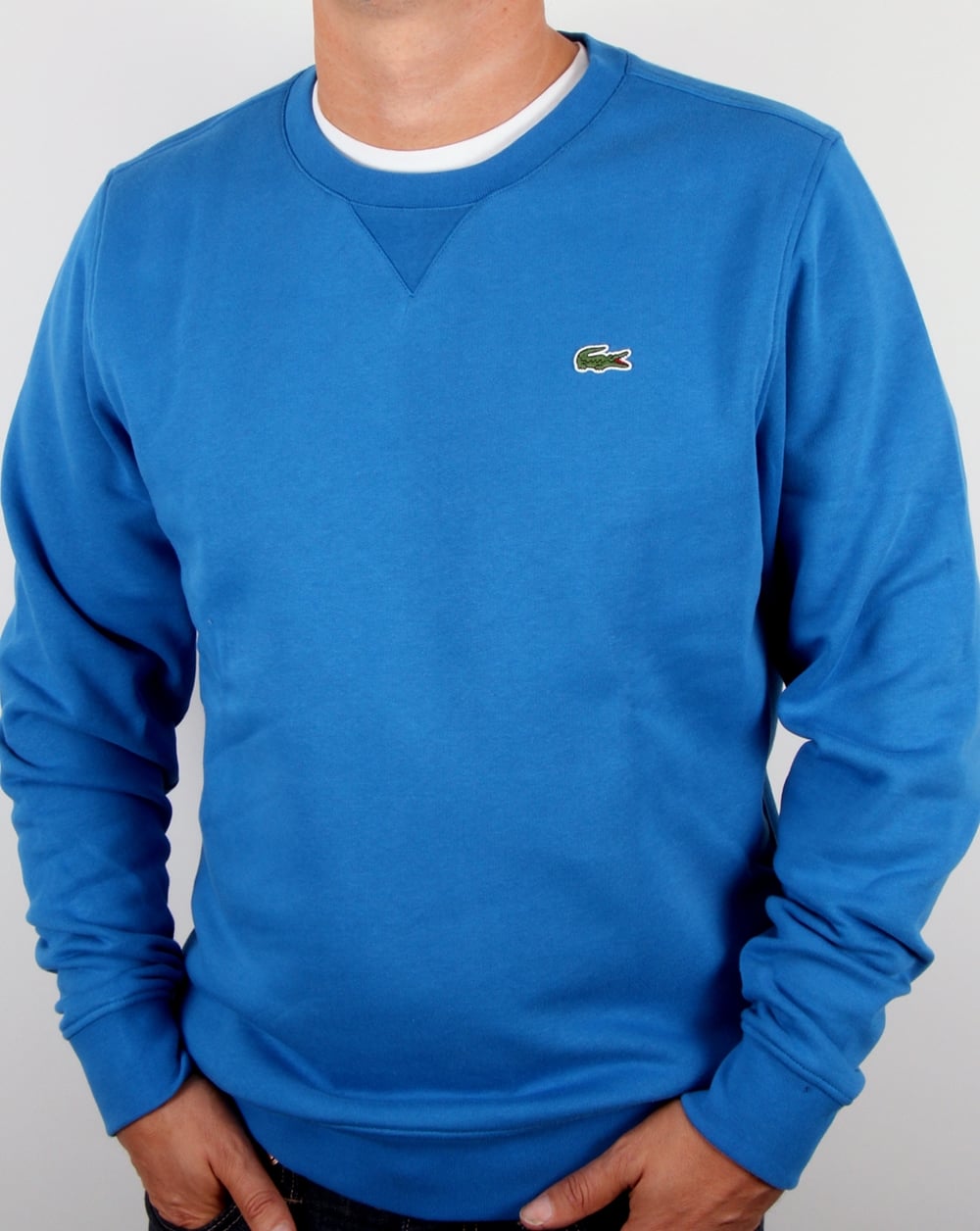 Lacoste Crew Neck Sweatshirt Ink Blue