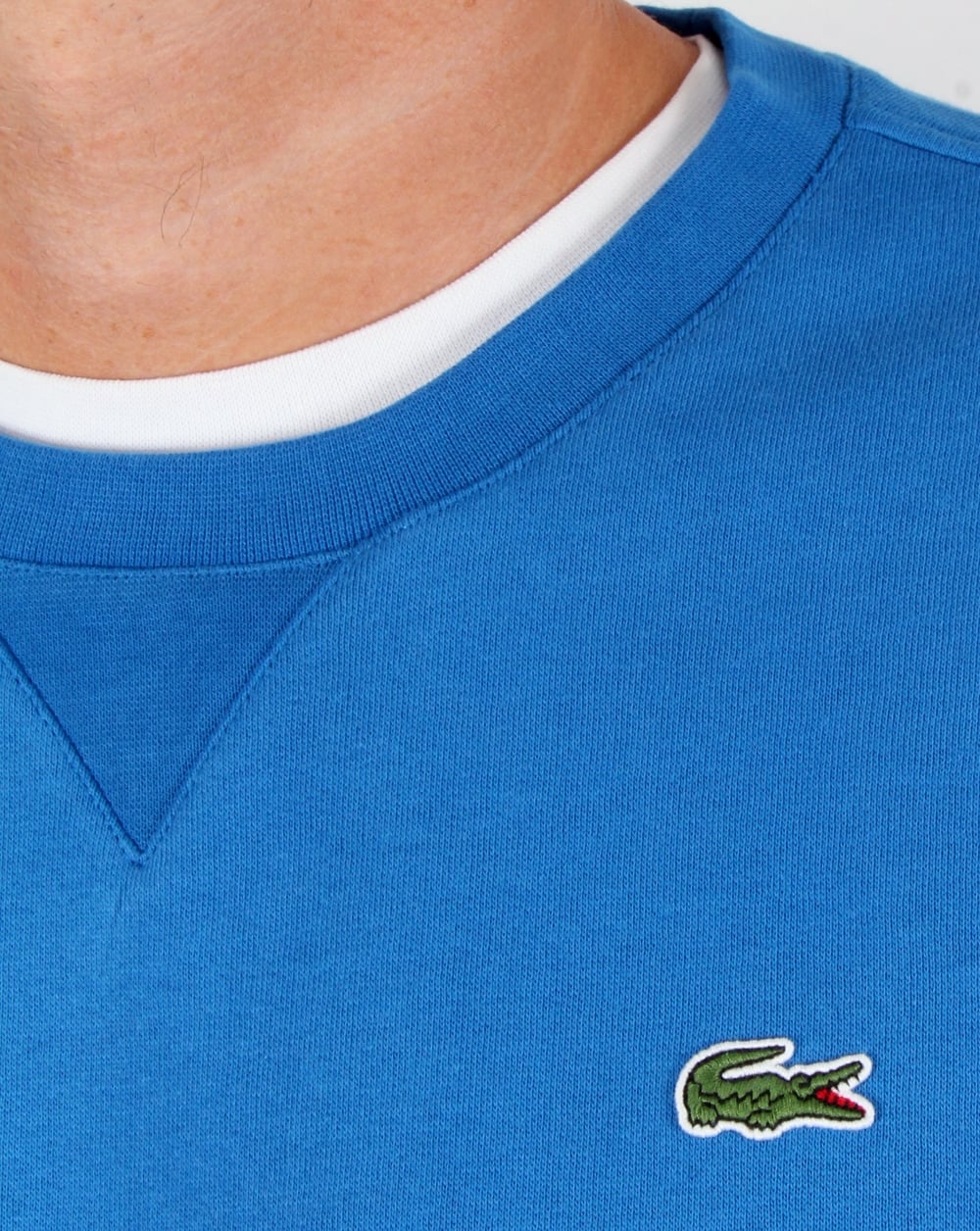 Lacoste Crew Neck Sweatshirt Ink Blue