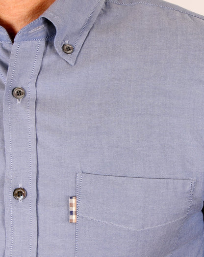 Aquascutum Ashford Oxford Shirt Navy