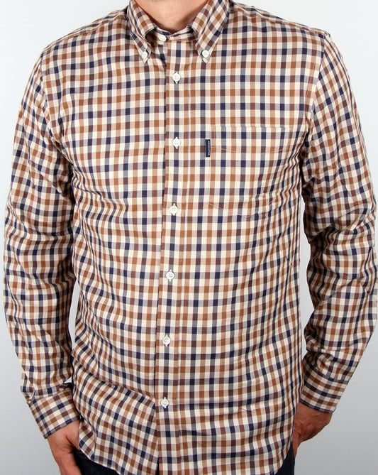 Aquascutum Aquascutum Emsworth Check Shirt Vicuna