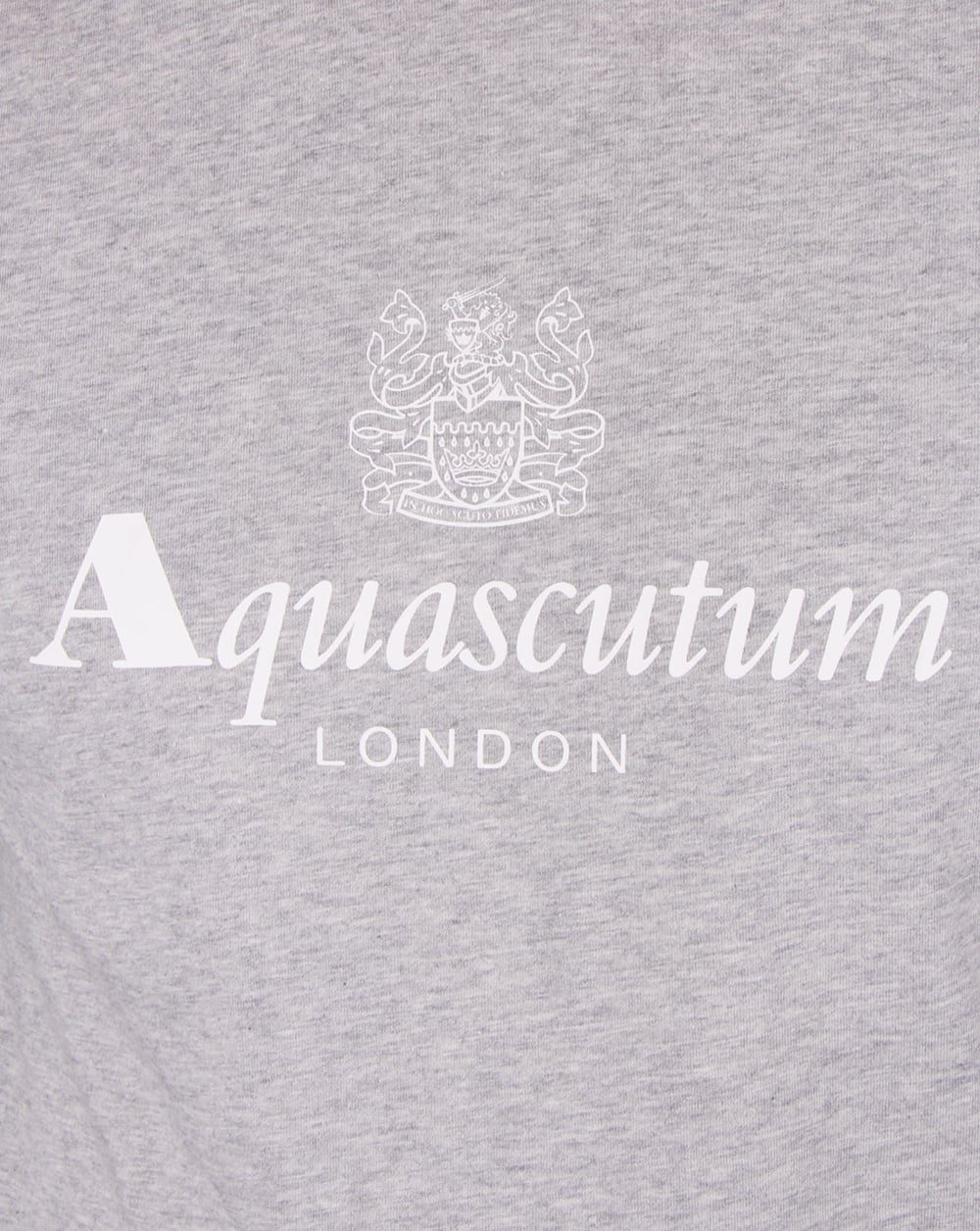 Aquascutum Long Sleeve T-shirt Grey Marl