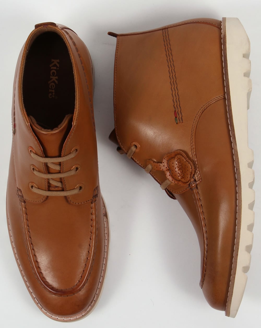 Kickers Kymbo Moccasins Tan