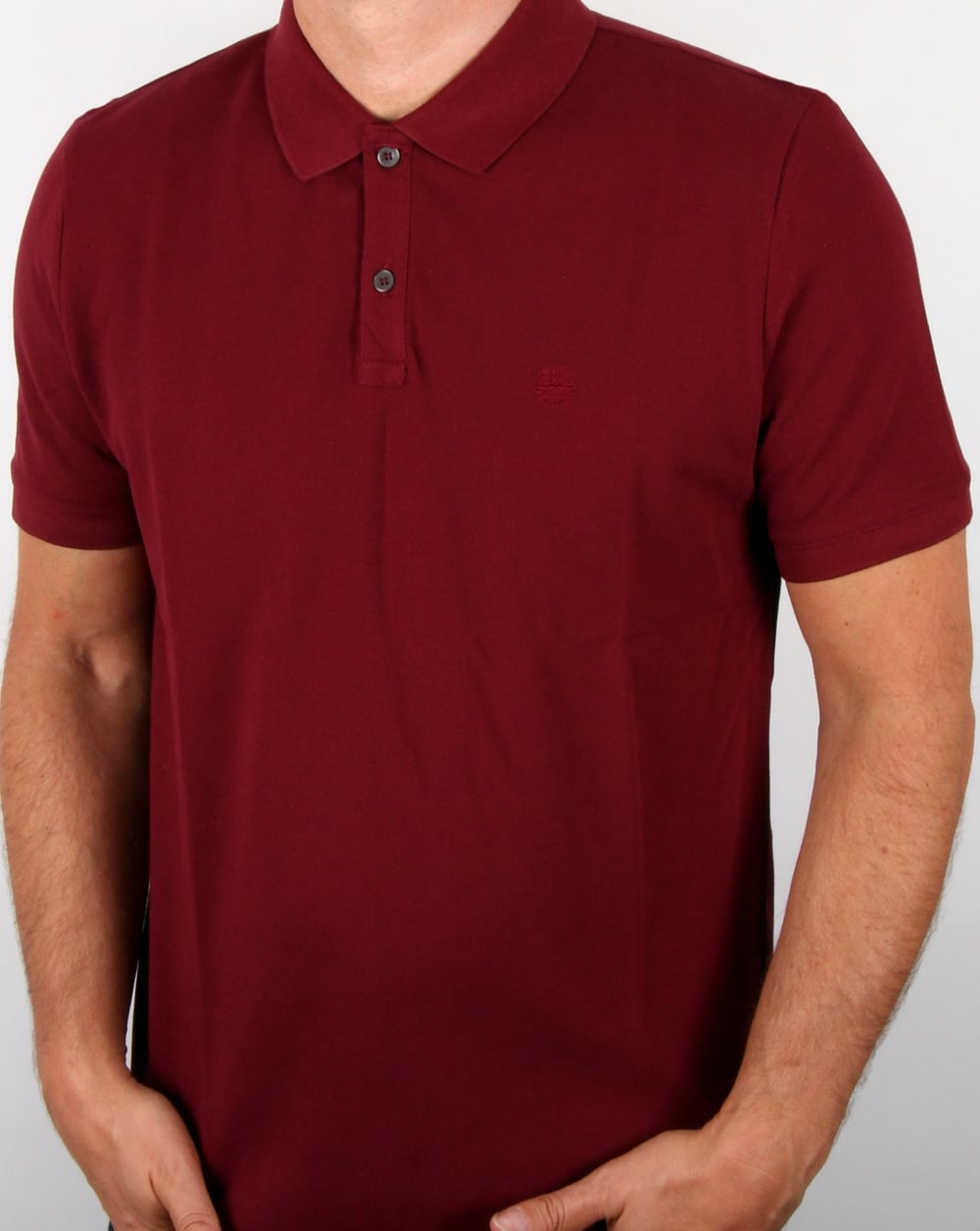 Aquascutum Hilton Polo Shirt Oxblood