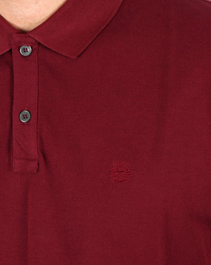 Aquascutum Hilton Polo Shirt Oxblood