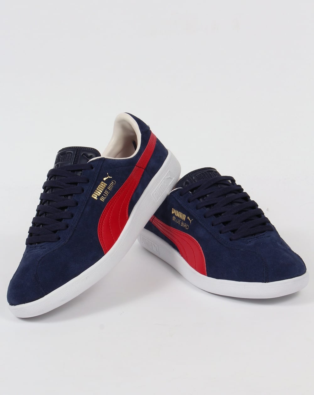 Puma Bluebird Trainers Navy/Red