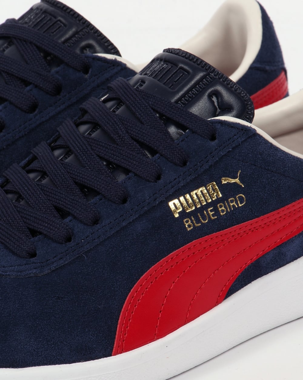 Puma Bluebird Trainers Navy/Red