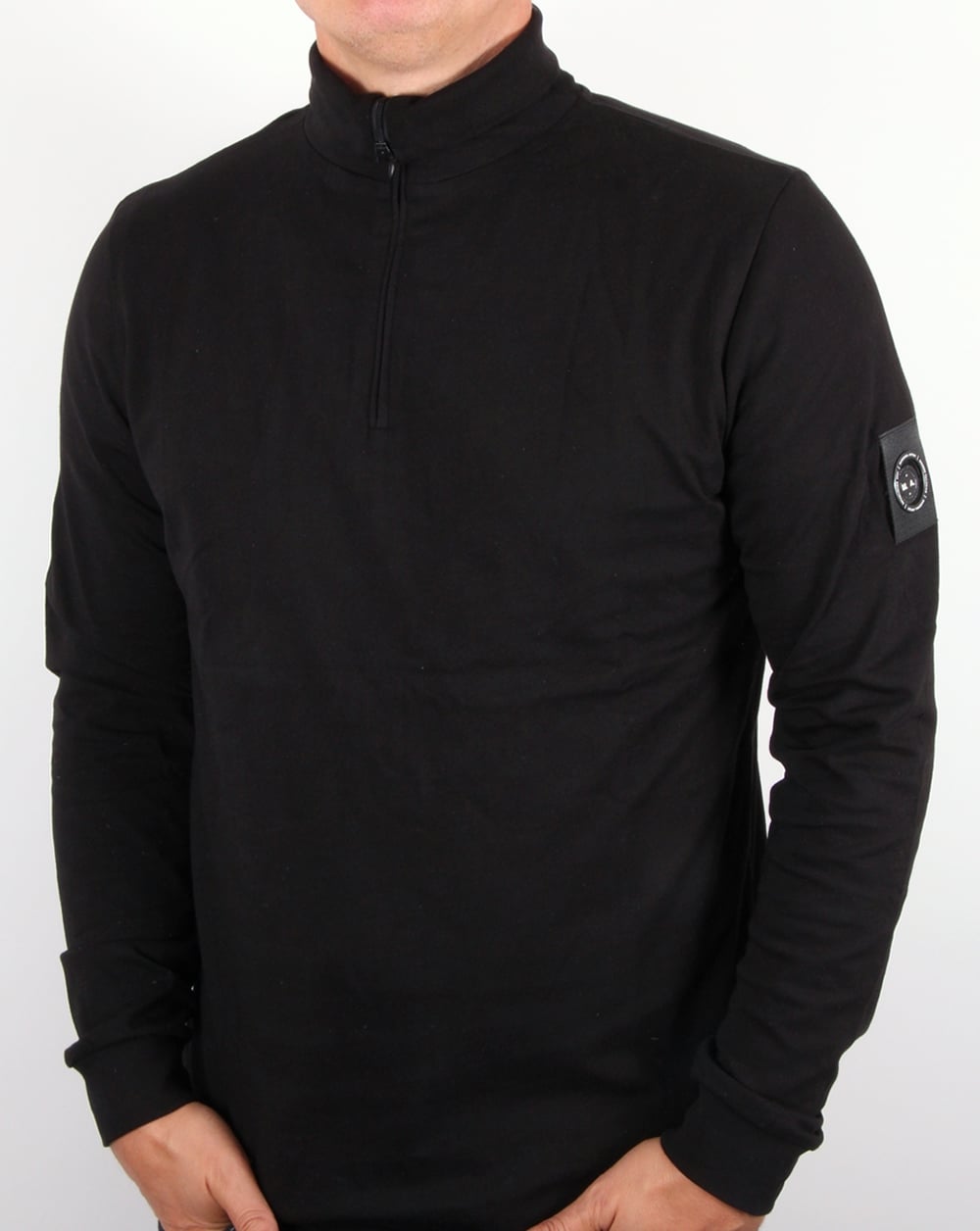 Marshall Artist Zip Roll Neck Black