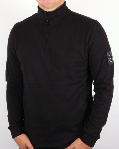 Marshall Artist Zip Roll Neck Black